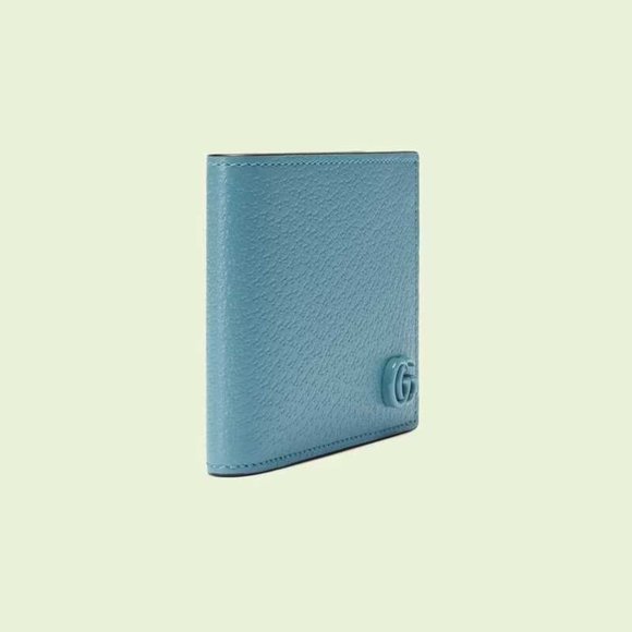 Gucci GG Marmont Card Case Wallet in Blue NEW IN BOX - Picture 3 of 13